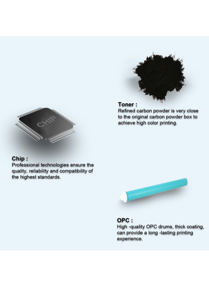 استا خرطوشة حبر ASTA P3020 106R02773 متوافقة مع طابعة P3020 WC3025 باللون الأسود BK Premium Professional Office Consumable Printing 3020 - Image 5